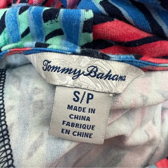 Tommy Bahama Maxi Multi Color Tropical Fern Print Sundress Dress Size S - Picture 5 of 8